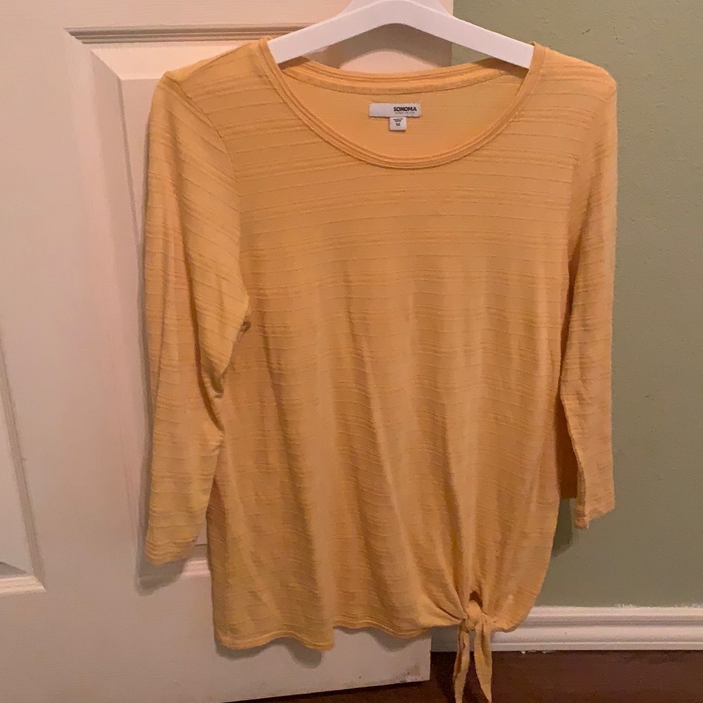 Yellow top hardly worn